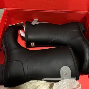 Women’s original black short hunter boots